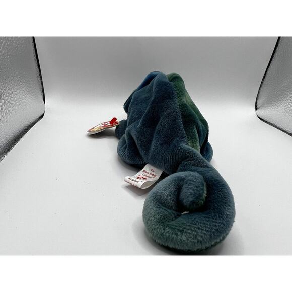 TY Beanie Baby Babies Stuffed Animal Plush Chameleon Rainbow 1997 - Picture 5 of 13